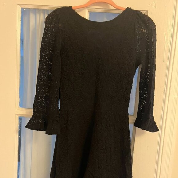 NWT Free People x Nightcap Sunflower Lace Fit-n-Flare Open Back Dress - Picture 3 of 6